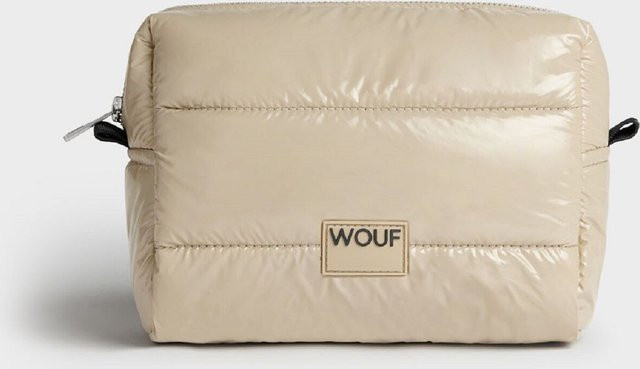 Wouf Kulturbeutel Quilted Collection Glossy Air in Beige B/T/H: 21,0 x 16,0 x 11,0 cm - Bild 1