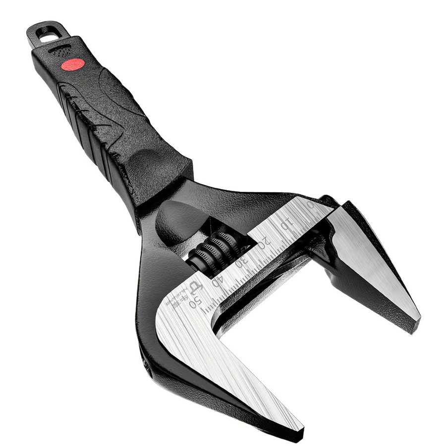 NIUXIANG Verstellbarer Schraubenschlüsselsatz aus Chrom-Vanadium-Stahl mit Soft-Grip, 6 Zoll und 10 Zoll, Metrisch - Bild 7