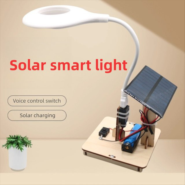 U-Angel-1988 DIY Solar Smart Licht, Wissenschaft Experiment Kit, Holz, Bunt / Mehrfarbig - Bild 1