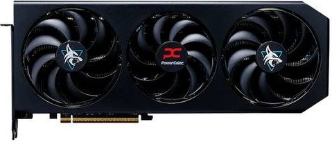 Powercolor Hellhound OC AMD Radeon RX 9070XT Grafikkarte, 16GB GDDR6, PCIe x16, HDMI 2.1, DisplayPort 2.1, Schwarz - Bild 1