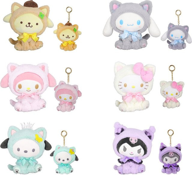 Sanrio Hello Kitty, Cinnamoroll, My Melody, Kuromi, Plüschpuppe, 20cm - Bild 1