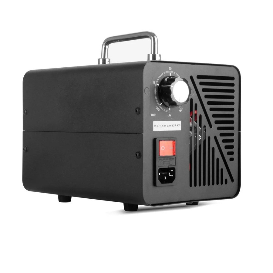STAHLWERK Ozongenerator OG-40 ST in Schwarz mit 40 g/h für bis zu 200 qm und Timer-Funktion - Bild 2