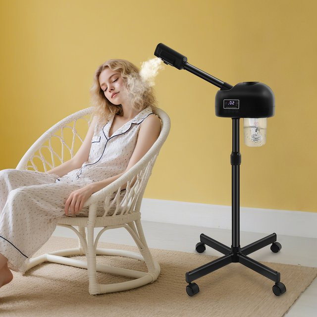 Bymaocar Gesichtsdampfer, Nano-Ionen-Ozon-Heißnebel, Unisex - Bild 1