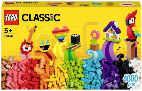 LEGO Classic 11030 Großes Kreativ-Bauset für Kinder in Bunt/Mehrfarbig
