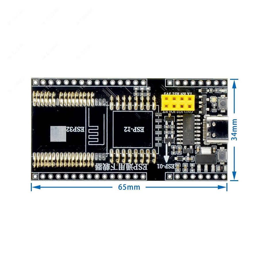 Si Tai&SH ESP32-WROVER und ESP8266 ESP-WROOM-32 Programmierer Socket Downloader in Schwarz - Bild 3