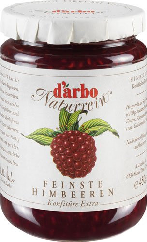 Darbo Himbeer-Konfitüre Extra Naturrein 450 g - Bild 1