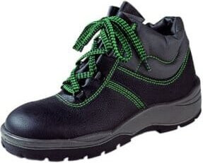 Bau-Schnürstiefel 39000 aus Leder in Schwarz/Grau, Größe 41, Sicherheitsschuhe S3 nach EN ISO 20345 - Bild 1