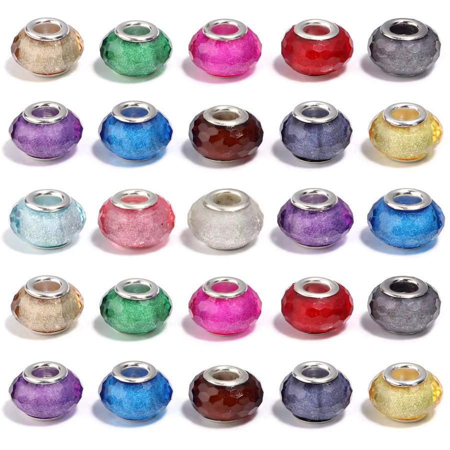 louleur Harzperlen, bunt, 14 x 9 mm, Unisex - Bild 2