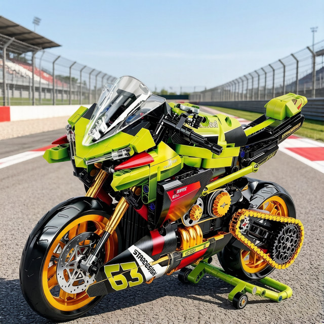 yaafun Technisches Motorrad, Bausatz, 1:8, 776 Teile - Bild 1
