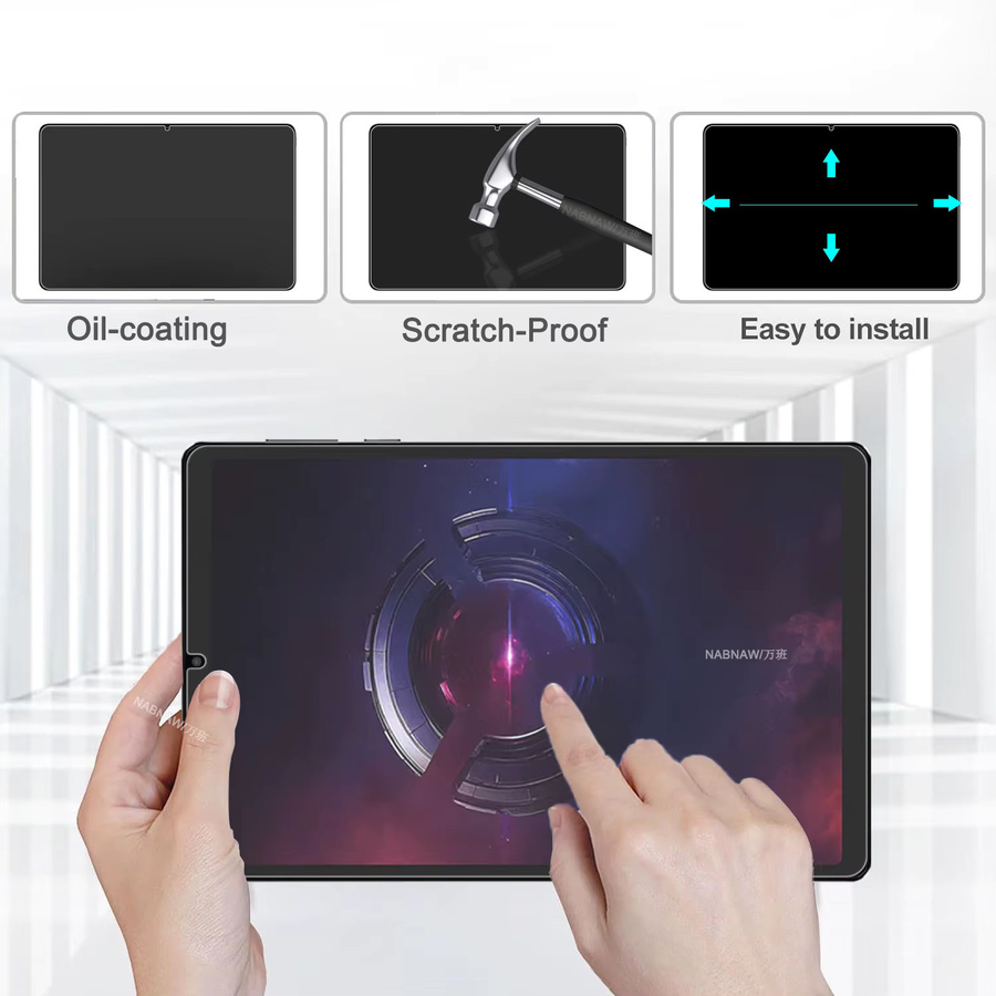 2 Stück kratzfeste HD-Displayschutzfolie aus gehärtetem Glas für Lenovo Legion Tab Gen 3 8.8 TB-321FU, transparent - Bild 3