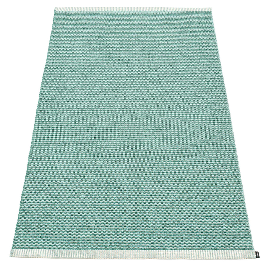 Pappelina Mono Teppich Jade / Pale Turquoise B/T: 85 x 160 cm - Bild 1