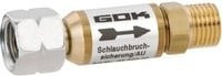 GOK Schlauchbruchsicherung Niederdruck SBS/AU in Silber - Bild 1