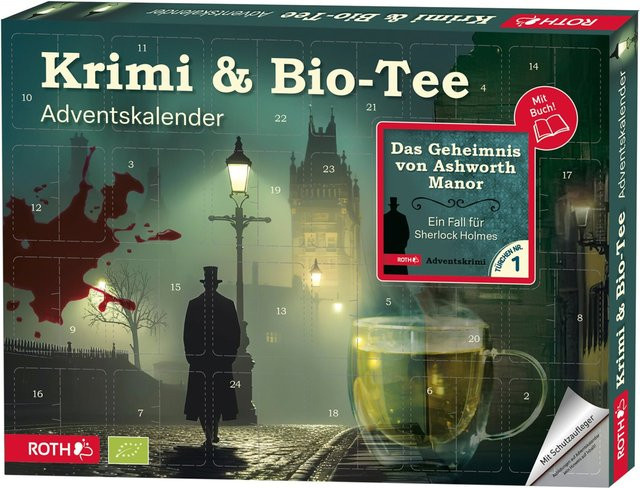Moderne Hausfrau Krimi & Bio-Tee-Adventskalender 24 x Einzelmenge - Bild 1