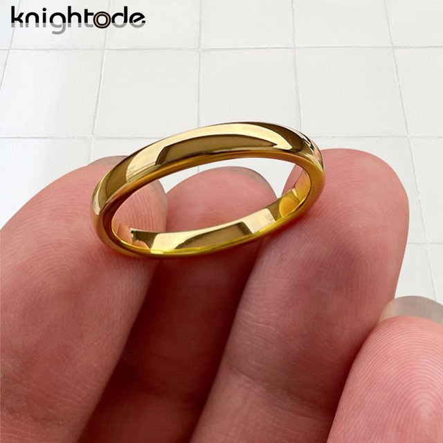 Knightode Ehering Wolframkarbid, klassisch, Unisex - Bild 1