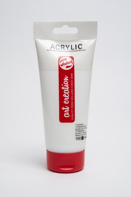 Talens Art Creation Acrylfarbe Titanweiß 200 ml - Bild 1