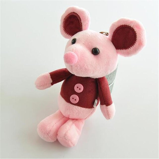 BC Pet Supplies Mini Plüsch Maus, Stofftier, Rosa / Pink - Bild 1