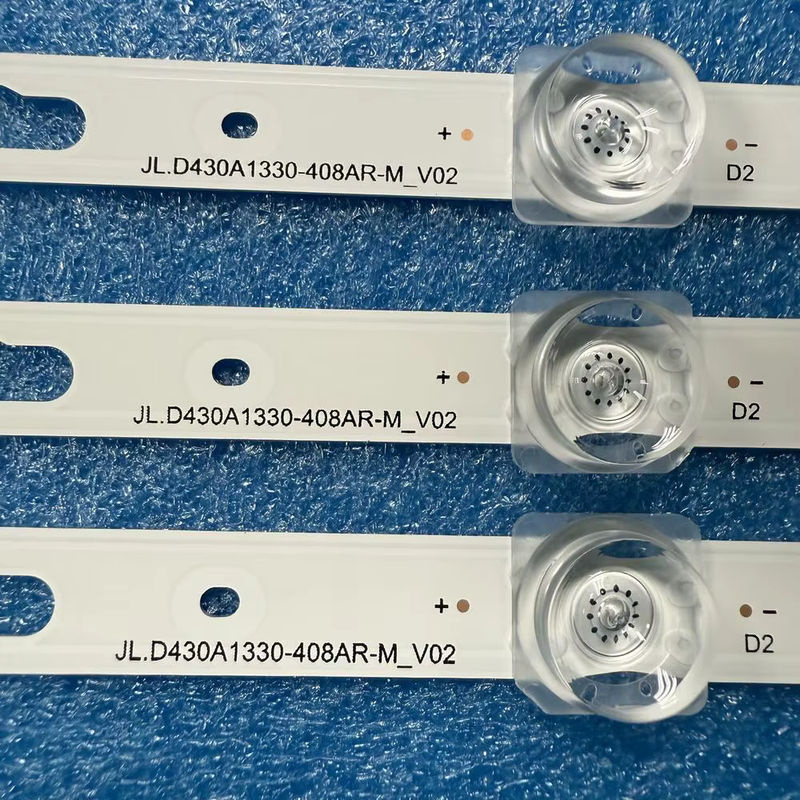 LED-Hintergrundbeleuchtung für Samsung UE43AU7500U UE43AU7175U UE43AU7100U UE43AU7170U UE43TU7020W UE43CU7172UXXH UE43CU7020K UE43CU70920U in Weiß - Bild 2