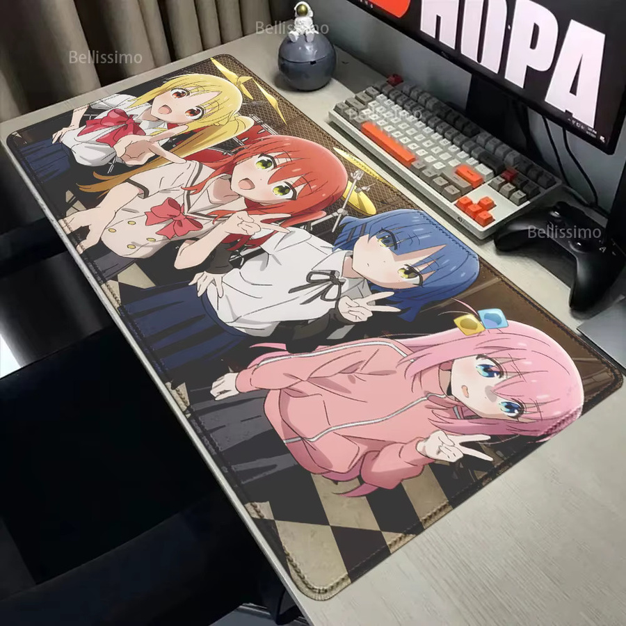 Bocchi The Rock Gaming Mousepad mit HD-Druck und Gummirücken Multicolor von Potdemiel - Bild 4