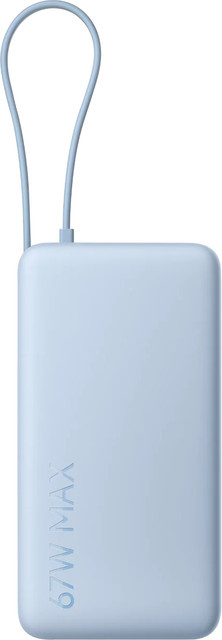 Xiaomi Powerbank 20000mAh mit 67W Schnellladung QC + PD in Blau mit 1 x USB-A und 2 x USB-C Anschlüssen - Bild 1