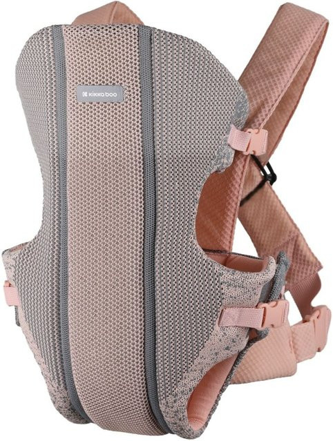 Kikkaboo Babytrage Gwen Fly Bauchtrage und Rückentrage aus Strickstoff in Rosa - Bild 1