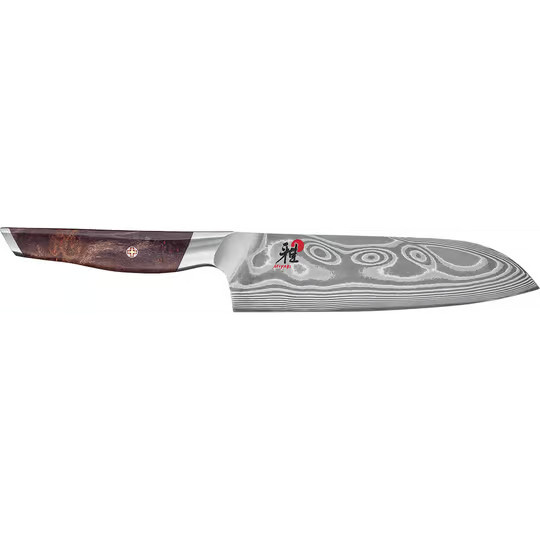Zwilling Miyabi Iki Santokumesser aus Damast-Pulverstahl mit Holzgriff in Braun und Multicolour - Bild 2