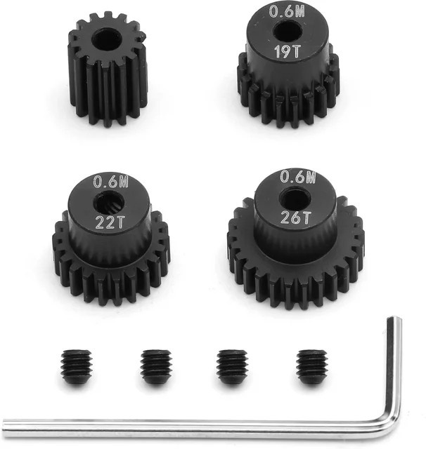 MJX Stahlritzel 14T 19T 22T 26T für Hyper Go H16 16209 16210 14209 14210 14301 RC Auto, Upgrade-Teile - Bild 1