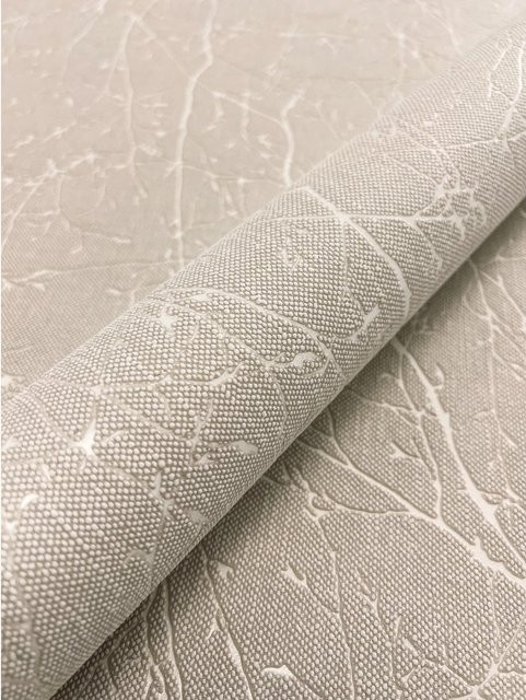 Newroom Vliestapete Pouline Flower in Beige und Weiß mit floralem Design, FSC-zertifiziert - Bild 1