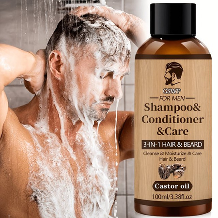 GSWP 3-in-1 Haar- und Bartwäsche, Shampoo, Conditioner & Pflege, Unisex