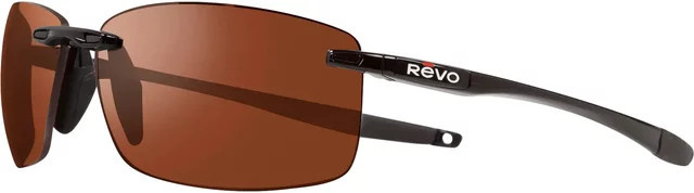Revo Descend N Sonnenbrille, randlos, Wrap, Metall, braun, Unisex - Bild 1