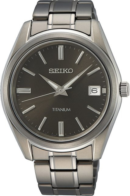 Seiko Armbanduhr Titanium, Quarz, 40 mm, Herren, Saphirglas, 10 ATM - Bild 1