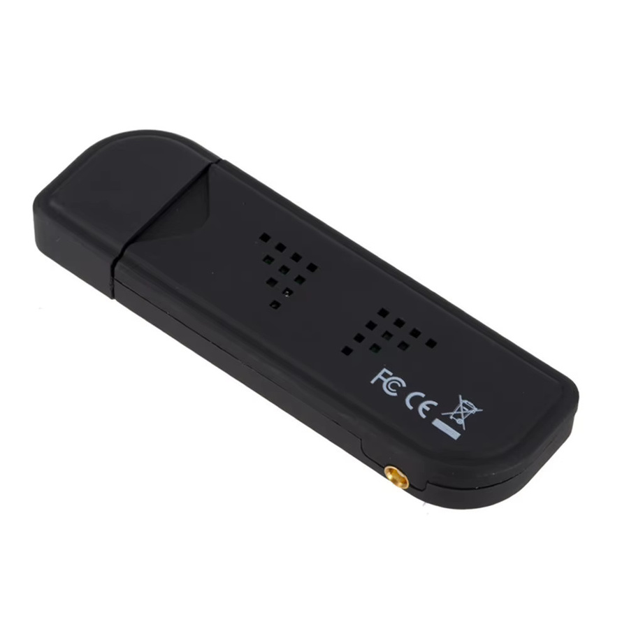 VODOOL Mini Tragbarer TV-Stick 820T2 Digitaler USB 2.0 TV-Empfänger DVB-T/T2 DAB+ FM RTL2832U SDR Tuner Dongle in Schwarz - Bild 4