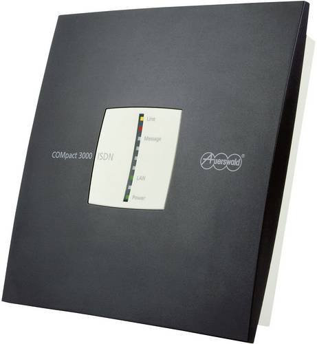 Auerswald COMpact 3000 ISDN Telefonanlage in Schwarz mit 4 ISDN-Nebenstellen (FXS) - Bild 1
