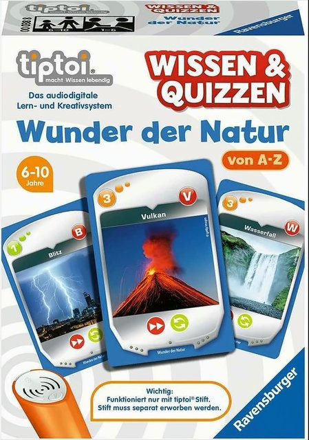 Ravensburger tiptoi Wunder der Natur, Quizspiel, ab 6 Jahren - Bild 1