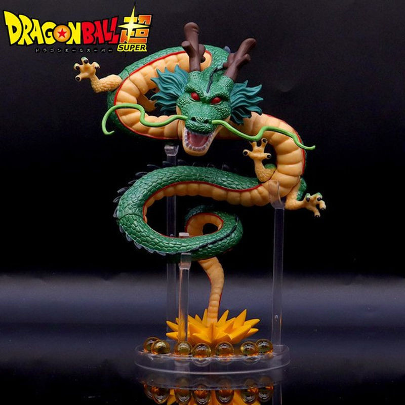 Bandai Dragon Ball Z Shenron Figur aus grünem Kunststoff als Sammelfigur für Fans - Bild 1