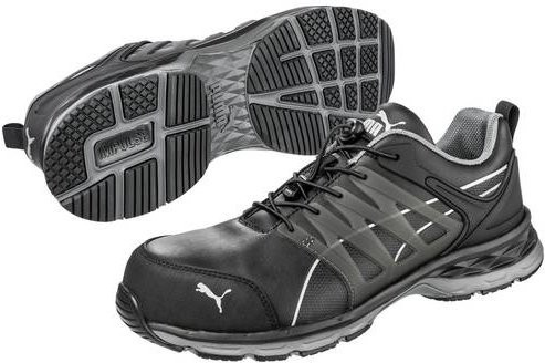 Puma Safety Velocity 2.0 ESD Sicherheitshalbschuh S3 aus Vollrindleder in Schwarz, Schuhgröße 37 - Bild 1