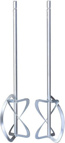 Einhell Twinrührer Mörtel Zubehör in Silber, Durchmesser: 120 mm, Länge: 550 mm - Bild 1