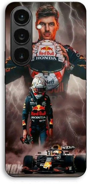 Samsung Galaxy S26 FE Hülle Verstappen Blitz Formel 1 Helm F1 Maniacase schwarz multicolor - Bild 1