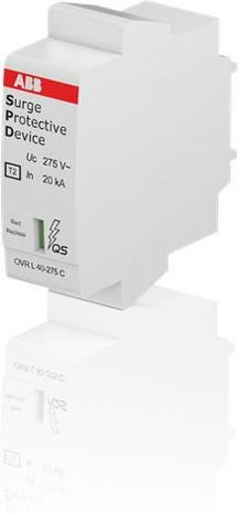 ABB 2CTB803876R1000 OVR T2 40-275 C QS Ersatzschutzmodul 20 kA in Weiß - Bild 1