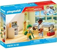 PLAYMOBIL Action Heroes Kinderarzt mit Teddybär Konstruktionsspielzeug 71619 - Bild 1