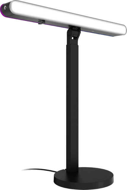 Logitech G Litra Beam LX Premium RGB LED Streaming Key Light für den Schreibtisch, Schwarz, dimmbar und höhenverstellbar - Bild 1