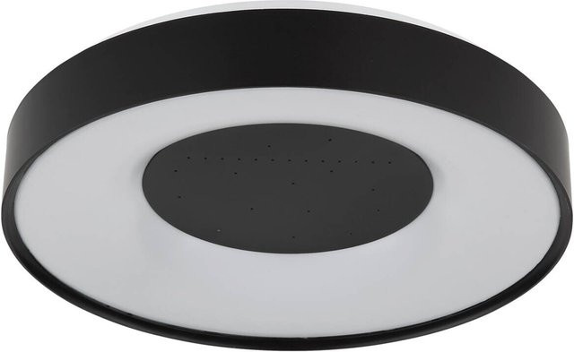 GLOBO Deckenventilator mit LED in Schwarz und Weiß aus Metall und Kunststoff, modernes Design, B/H/T: 9 x 42 x 40 cm - Bild 1
