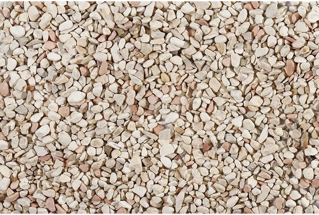 Scherf Flusskiesel Erdbeer & Vanille Naturkies in Beige, Pink und Multicolour, Körnung: 7 - 15 mm, 1.000 kg Big-Bag - Bild 1