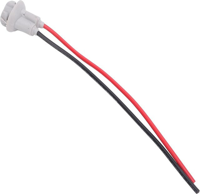 GoolRC 10er Set T10 LED Glühbirnen Fassungen mit Kabelbaum und Stecker in Weiß, wasserdicht mit Kupfer für Autos und LKWs - Bild 1