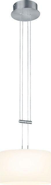 Bankamp Grazia 2189 LED-Pendelleuchte 1-flammig in Nickel matt/Chrom mit dim2warm und Opalglas - Bild 1