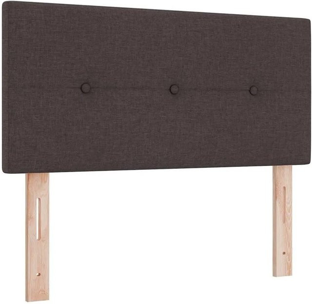 vidaXL LED Kopfteil in Dunkelbraun mit integrierter Beleuchtung und USB-Anschluss, Breite: 100 cm - Bild 1