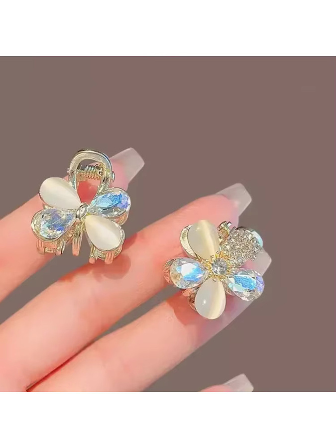 HIYAYZ Haarspange, Kristall-Opal-Blumen, Damen - Bild 3
