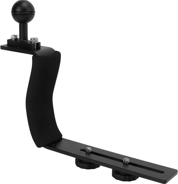 KONNWEI Z-Typ Tauchgriffhalterung mit eloxierter Hartbeschichtung, tragbarer Einzel-Balancer Handheld-Stabilisator, Schwarz - Bild 1