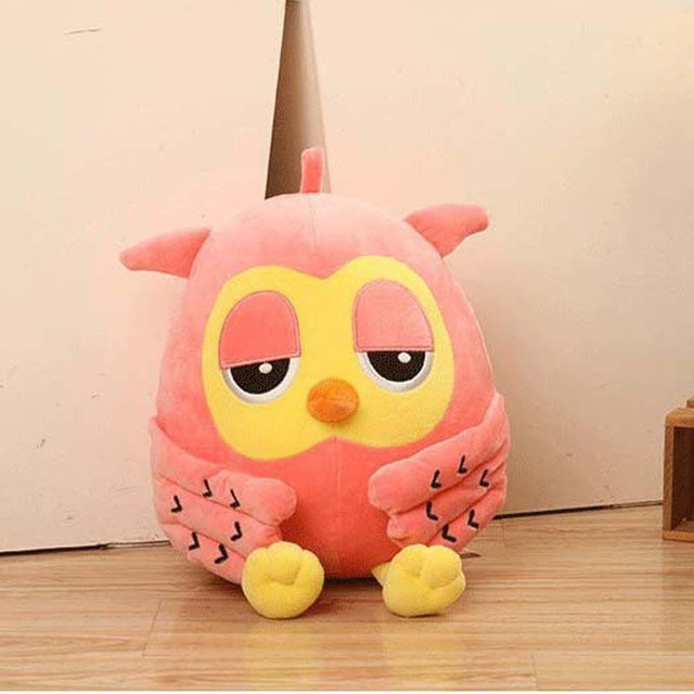 Linyi toy Eulen-Stofftier, Kuscheltier, rosa, ab 14 Jahren - Bild 1