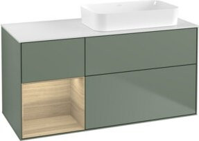 V&B Waschtischunterschrank Finion Wandbeleuchtung in Lackausführung B/T: 120 x 60 cm - Bild 1