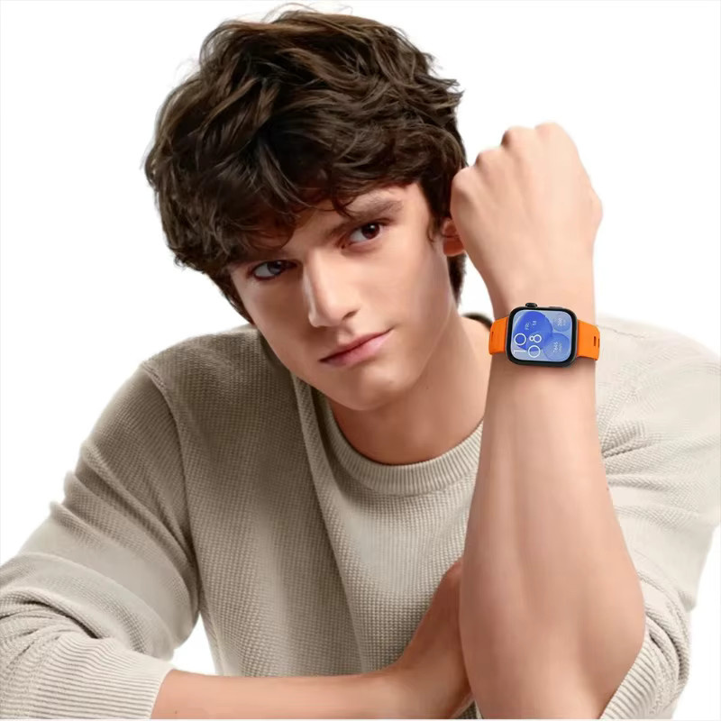 Silikonarmband für Huawei Watch Fit 4, 4 Pro, 3, Schwarz - Bild 3